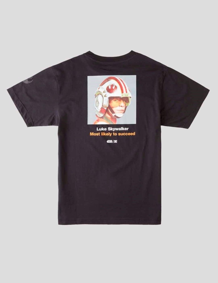 DC T-shirt x star wars luke classe nero